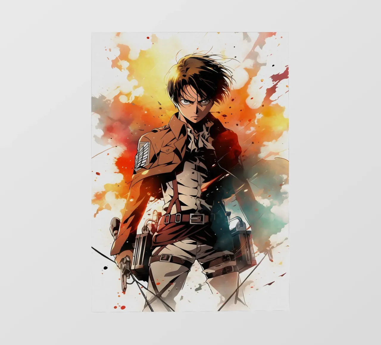 Eren Yeager pellicola backlit da CreativeStudio