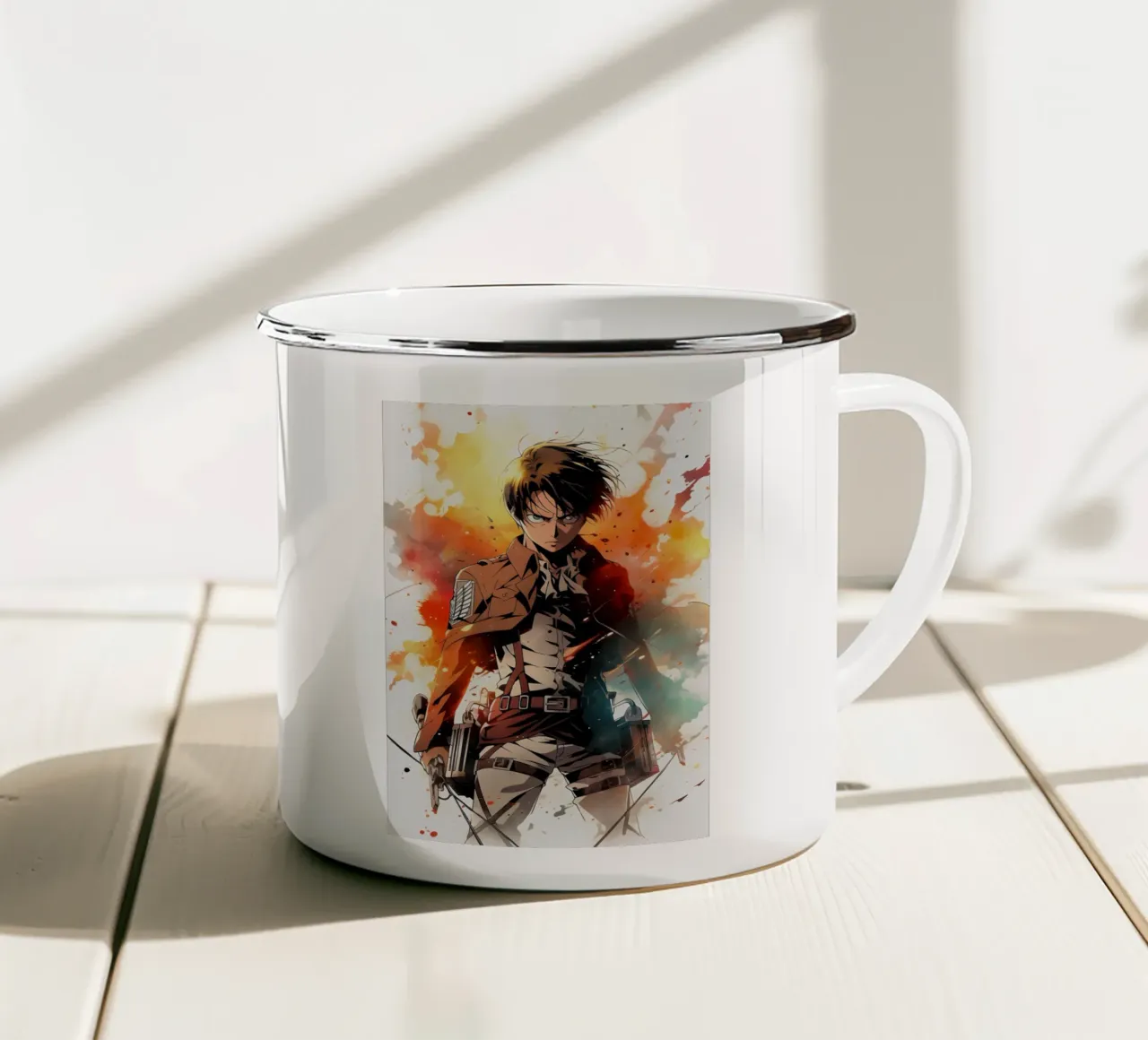 Eren Yeager tazza in smalto da CreativeStudio