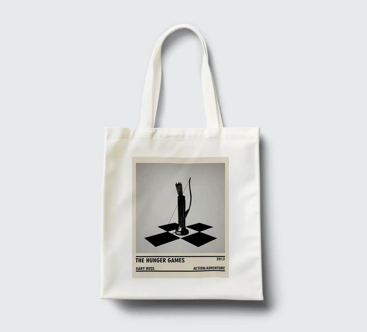 The Hunger Games borsa in juta da TheArtstudio