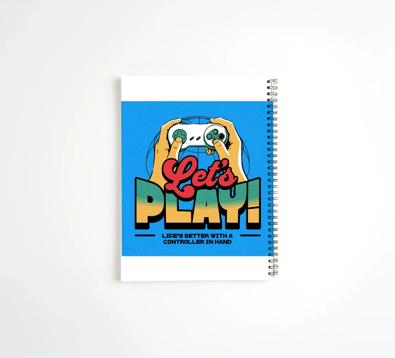 Lets Play Game Trending Now spiral notebook by Urban Life