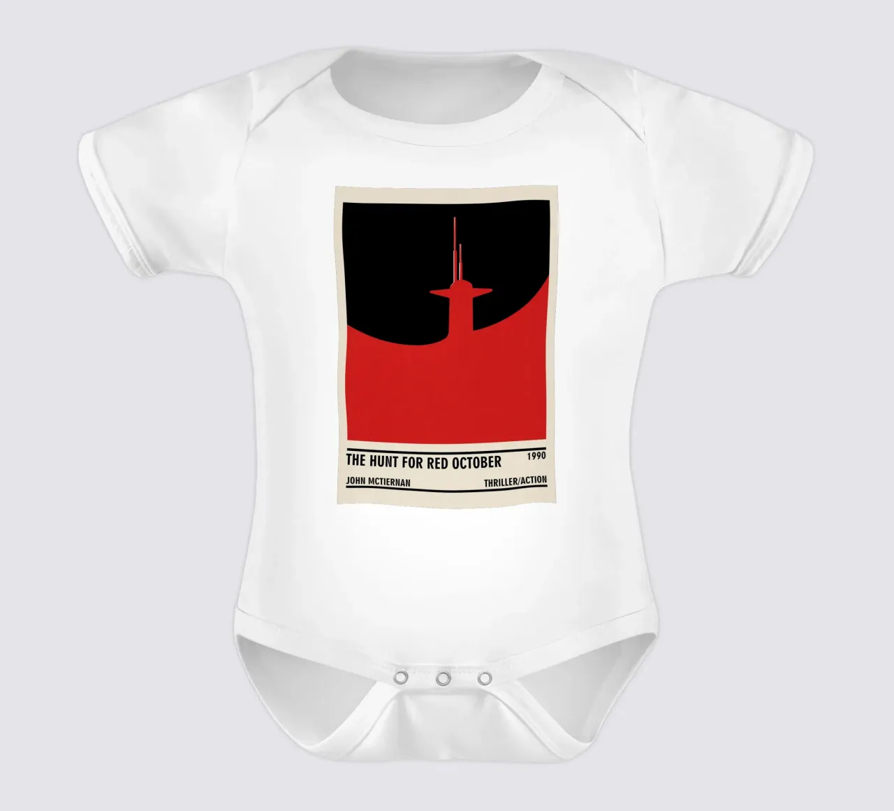 The Hunt for Red October body neonato maniche corte da TheArtstudio