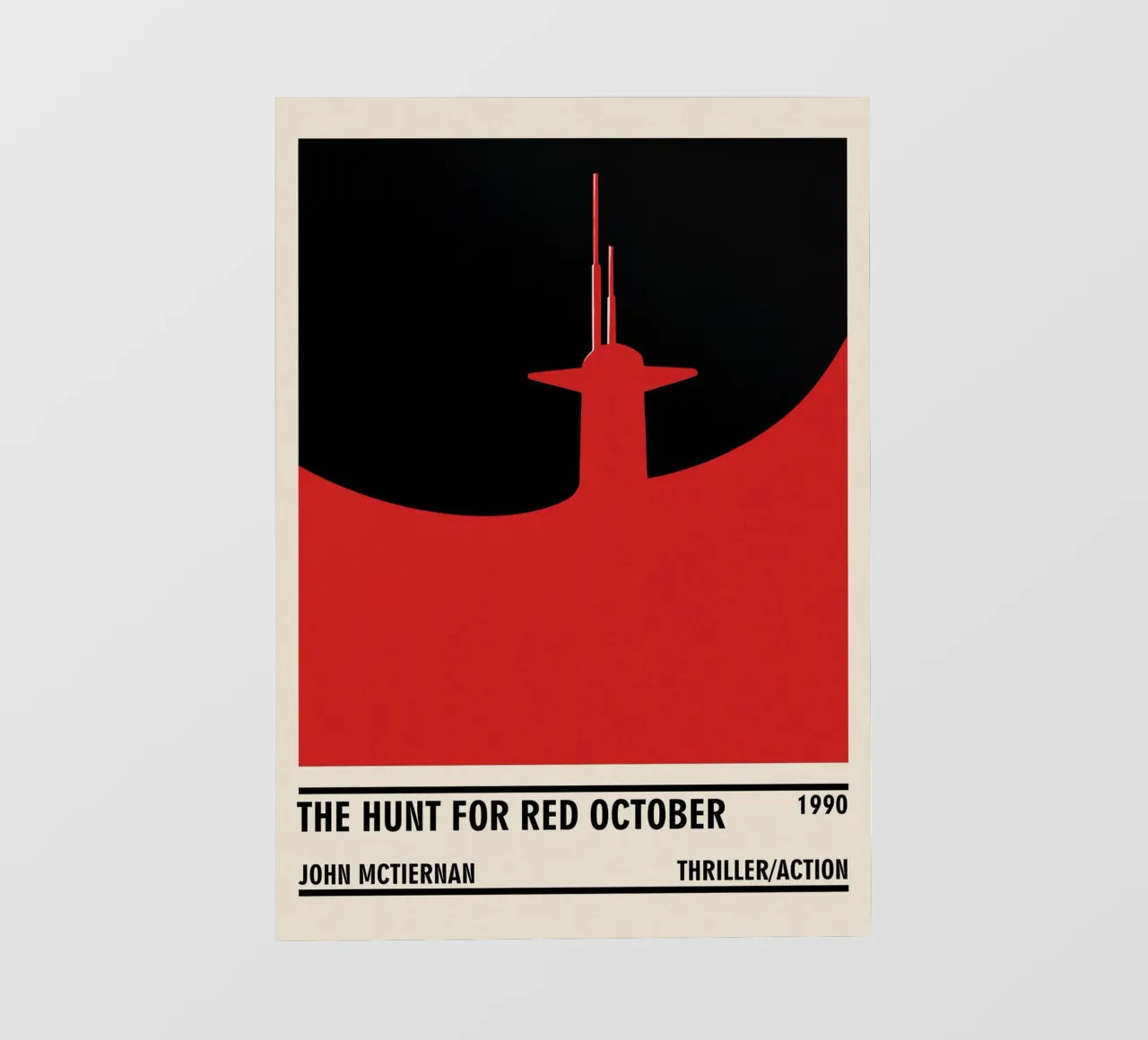 The Hunt for Red October pellicola backlit da TheArtstudio