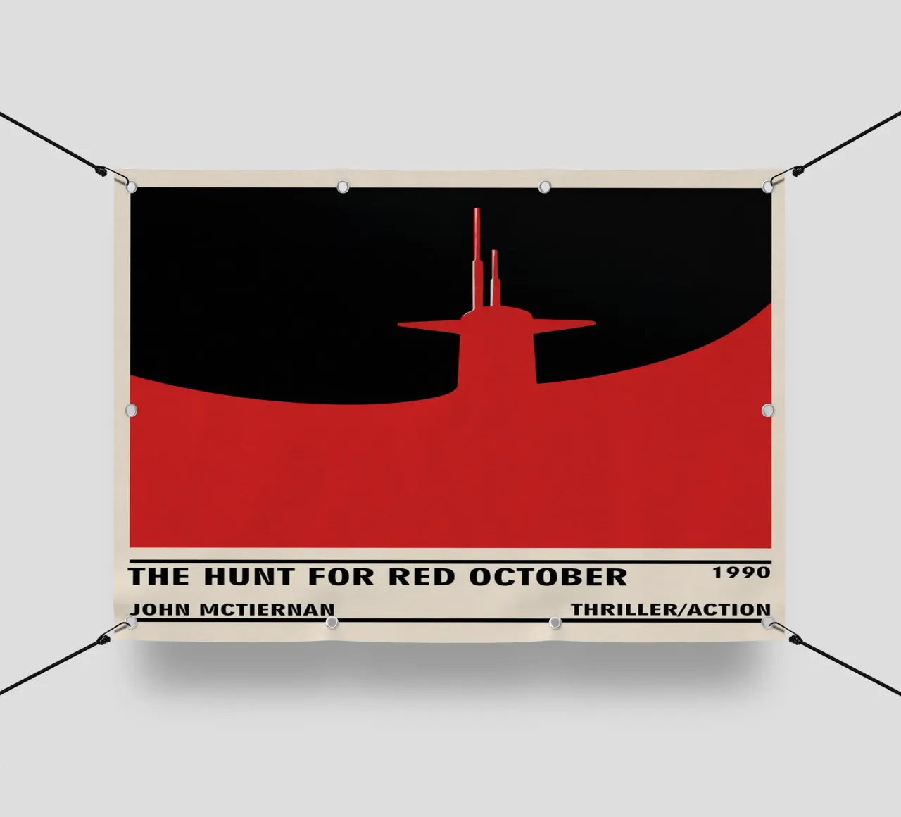 The Hunt for Red October telo in pvc da TheArtstudio
