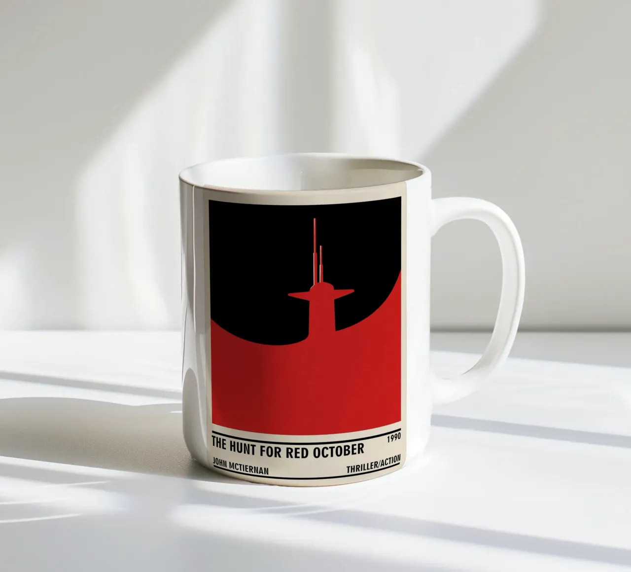 The Hunt for Red October tazza in ceramica da TheArtstudio