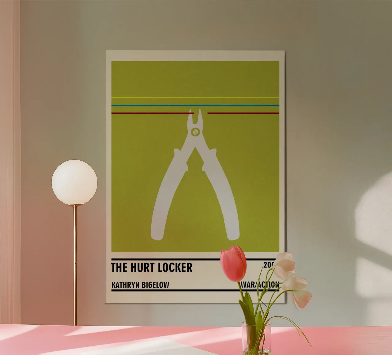 The Hurt Locker poster con telaio in legno da TheArtstudio