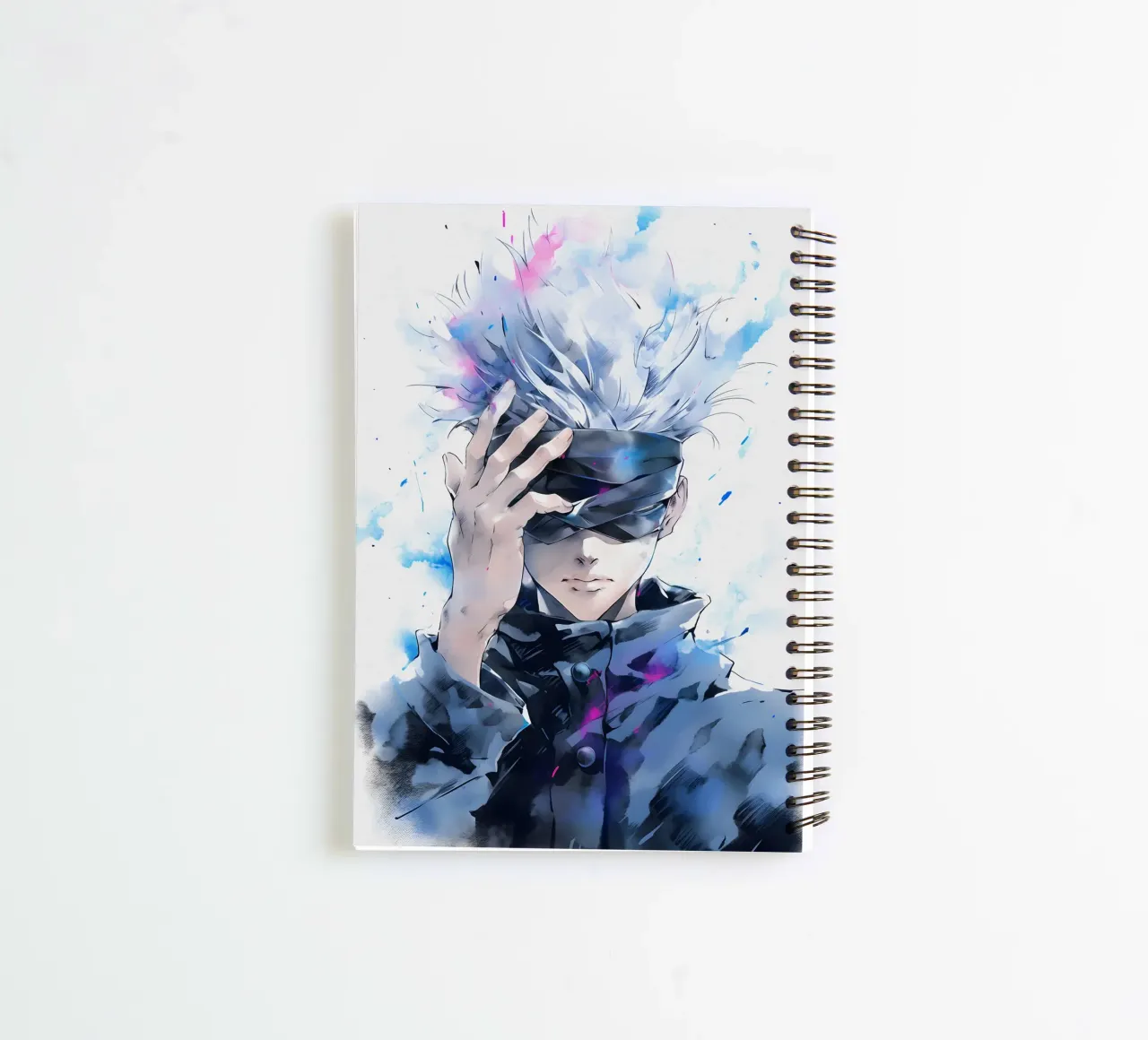 Gojo Satoru Jujutsu kaisen spiral notebook by CreativeStudio