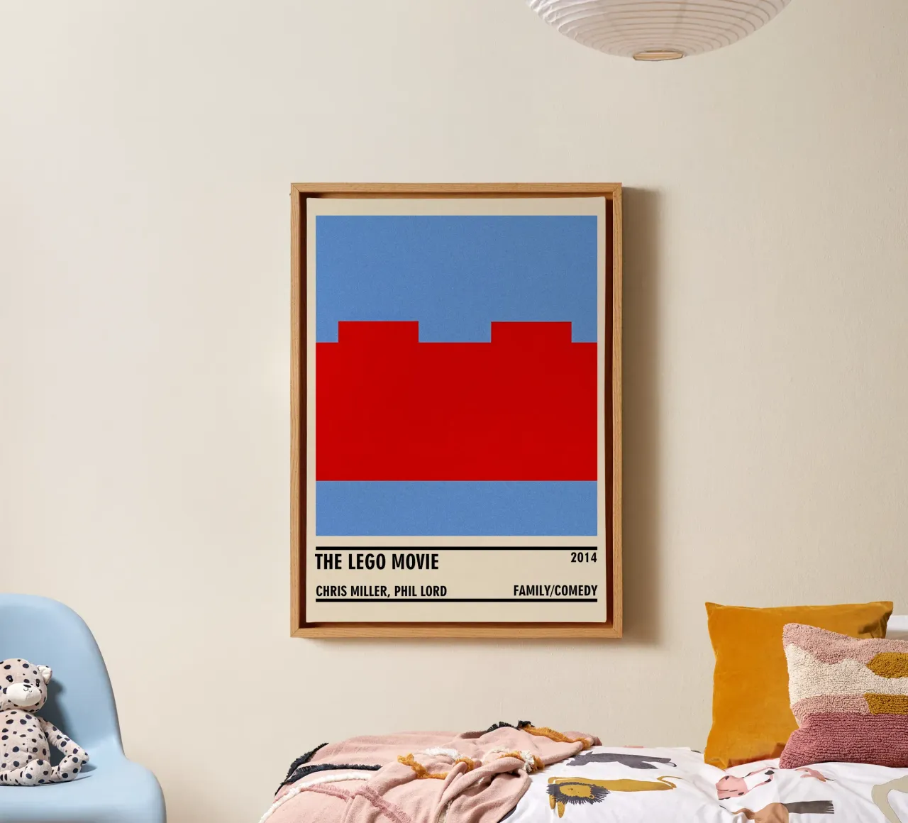 The Lego Movie tela con Cornice a cassetta da TheArtstudio