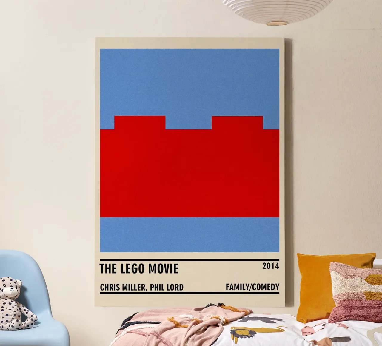 The Lego Movie tela con Cornice a cassetta da TheArtstudio