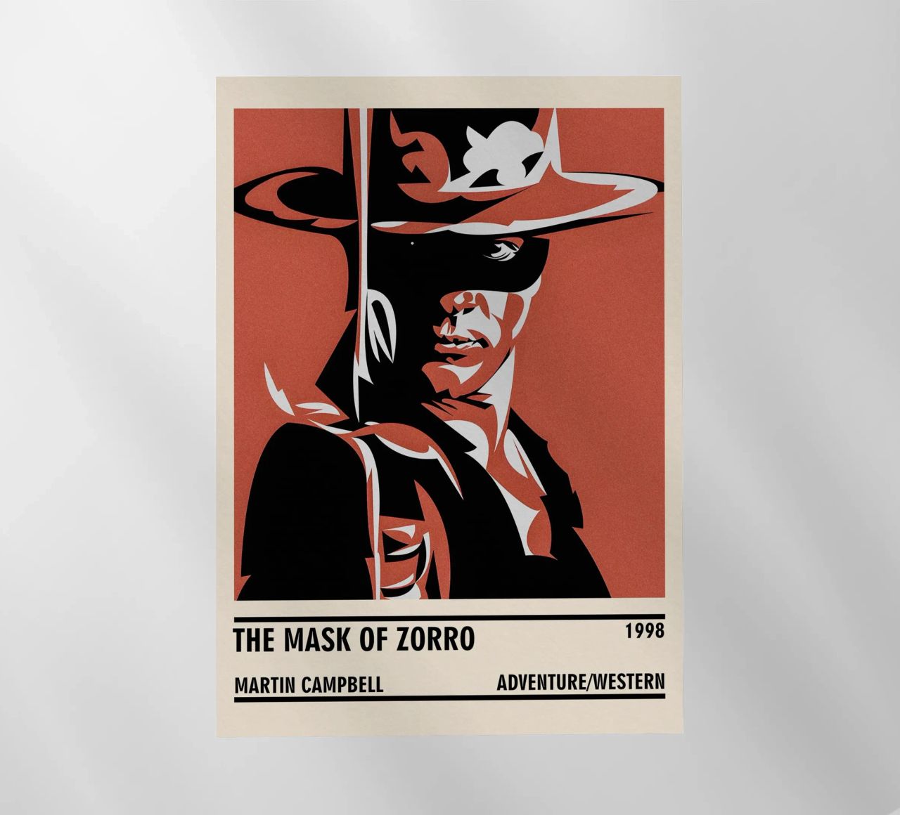 The Mask of Zorro pellicola backlit da TheArtstudio
