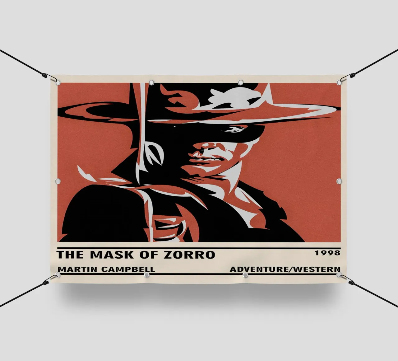 The Mask of Zorro lonas publicitarias de TheArtstudio