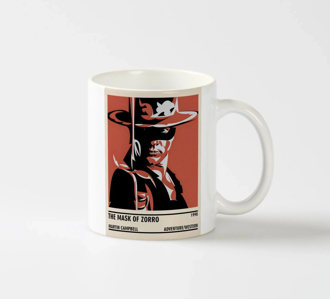 The Mask of Zorro tazza in ceramica da TheArtstudio