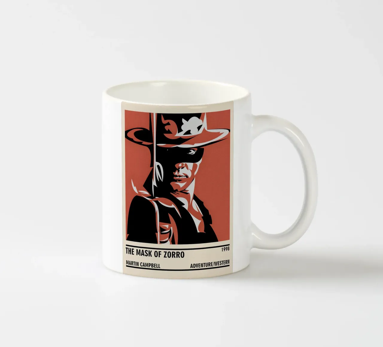 The Mask of Zorro Keramik Tasse von TheArtstudio