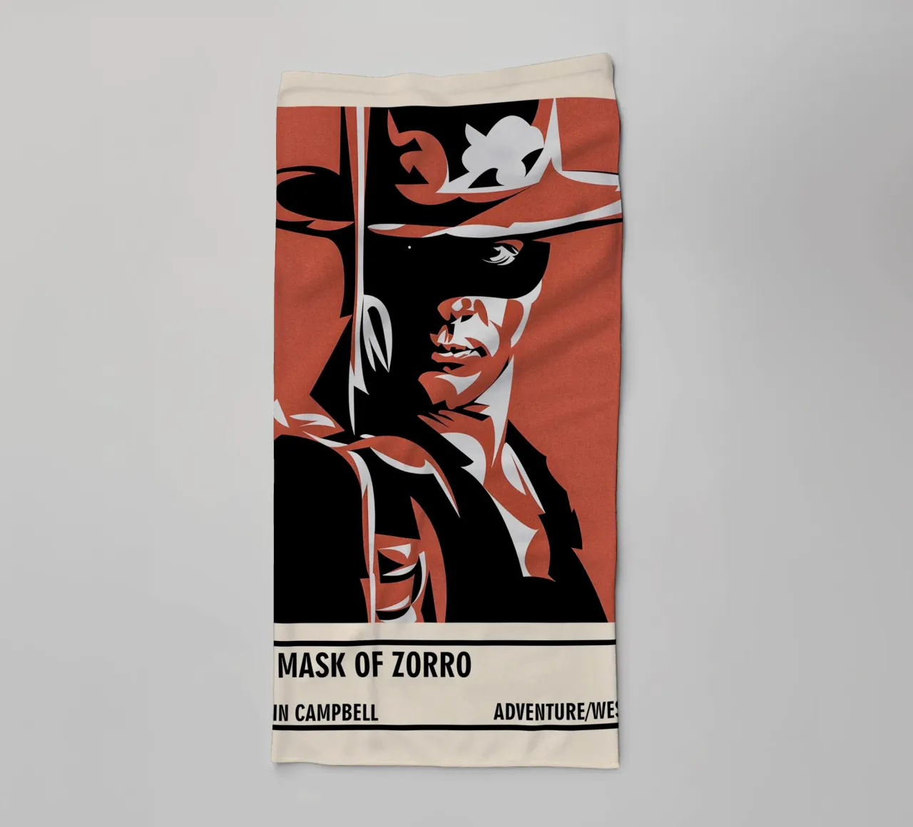 The Mask of Zorro asciugamano da bagno da TheArtstudio