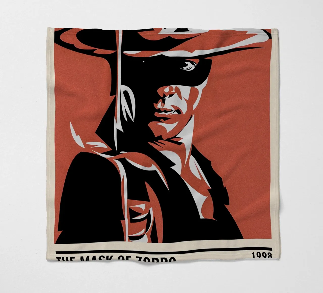 The Mask of Zorro coperta in pile da TheArtstudio