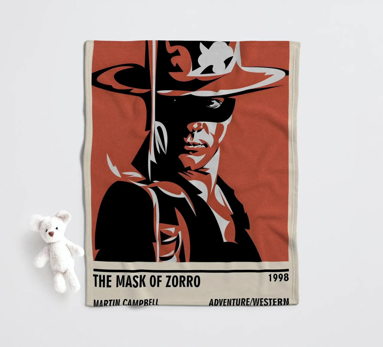 The Mask of Zorro coperta in pile da TheArtstudio