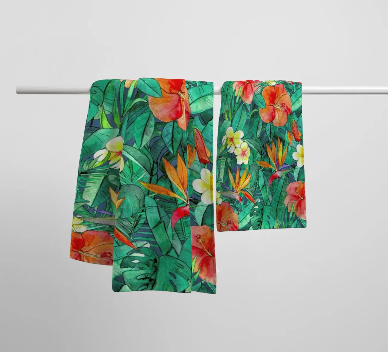 Classic Tropical Garden Handtuch von Micklyn Le Feuvre