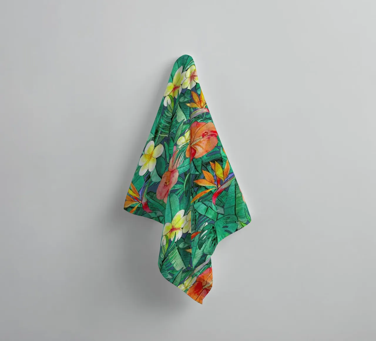 Classic Tropical Garden Handtuch von Micklyn Le Feuvre