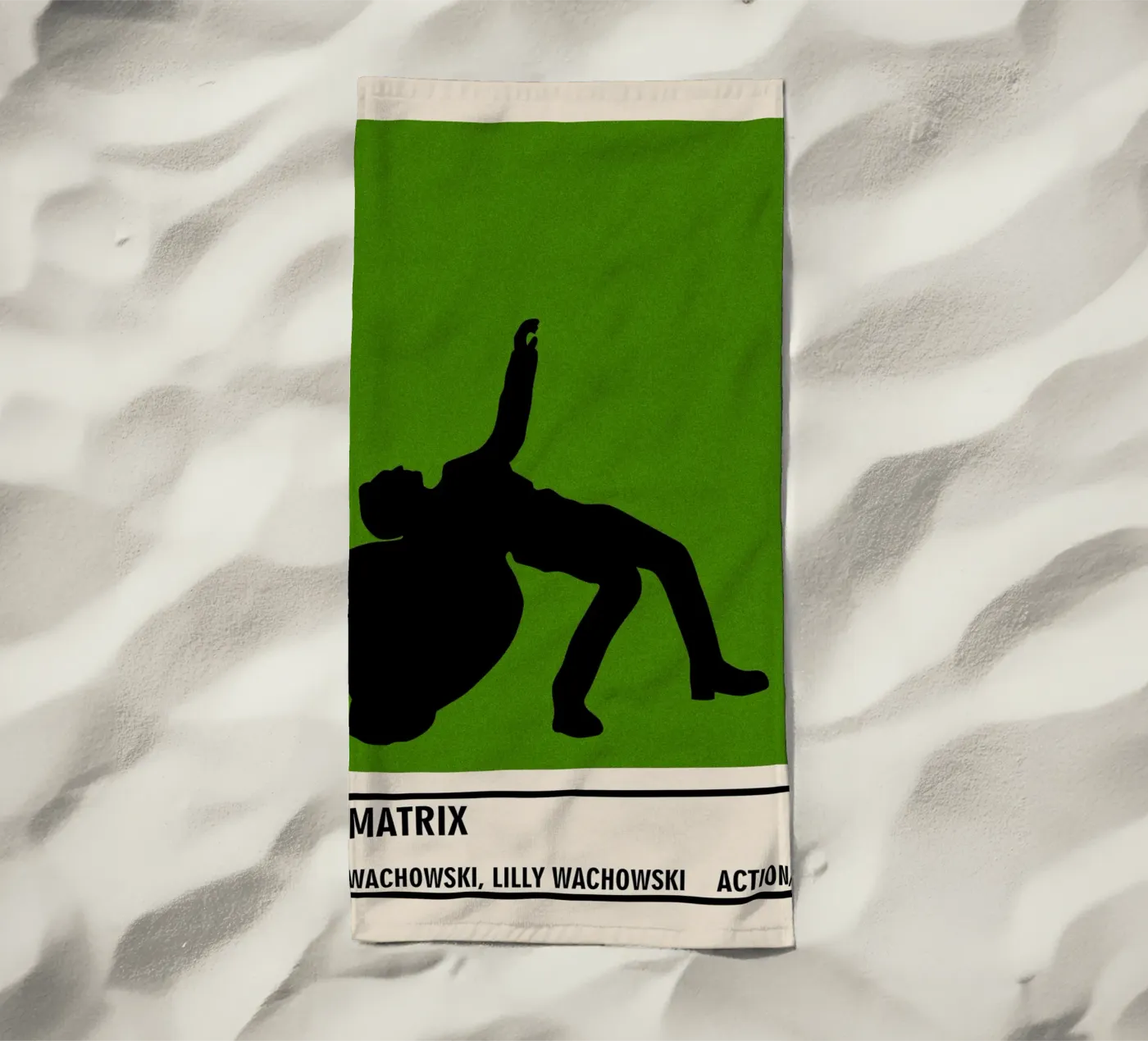 The Matrix beach towel by TheArtstudio