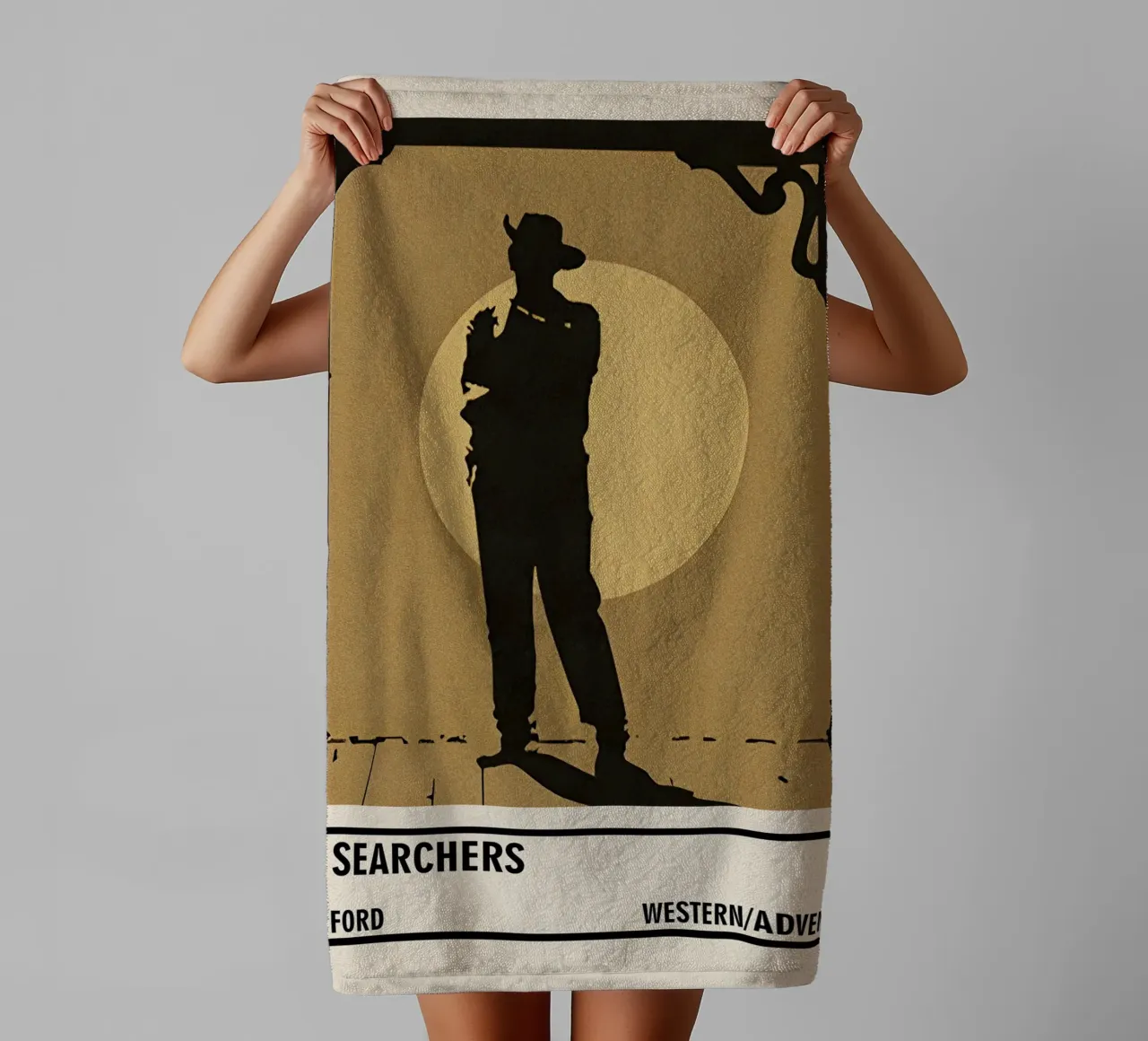 The Searchers asciugamano da bagno da TheArtstudio