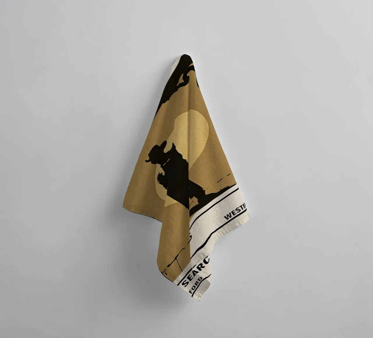 The Searchers asciugamano da bagno da TheArtstudio