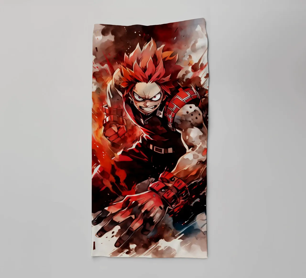 Kirishima Eijirou towel by CreativeStudio