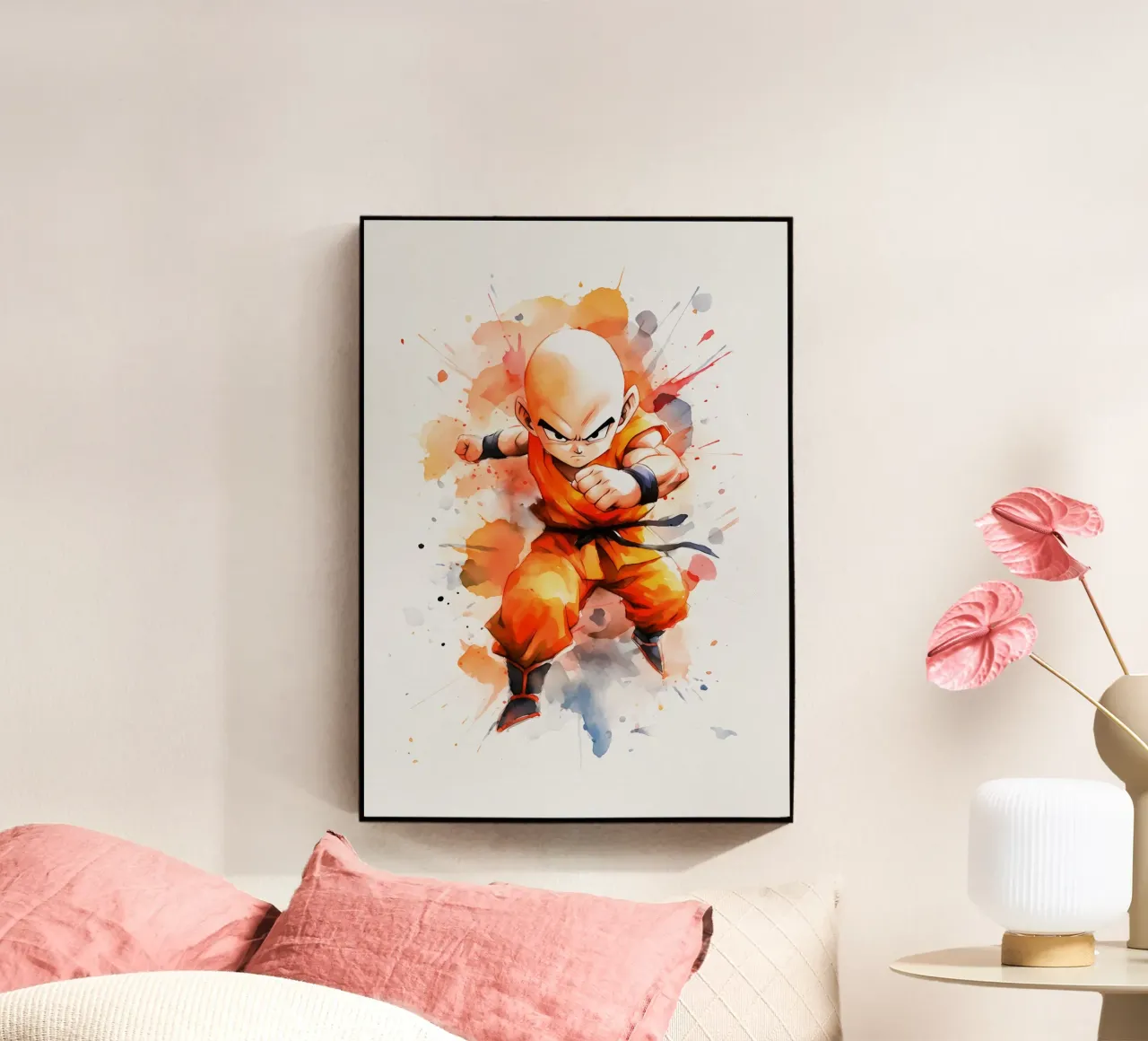 Krillin DBZ plexiglass da CreativeStudio
