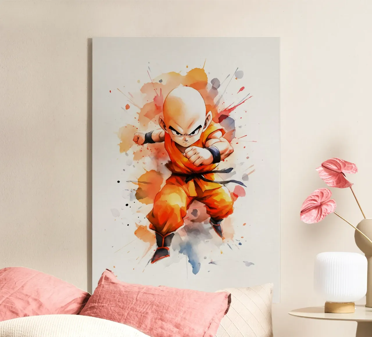 Krillin DBZ metacrilato de CreativeStudio