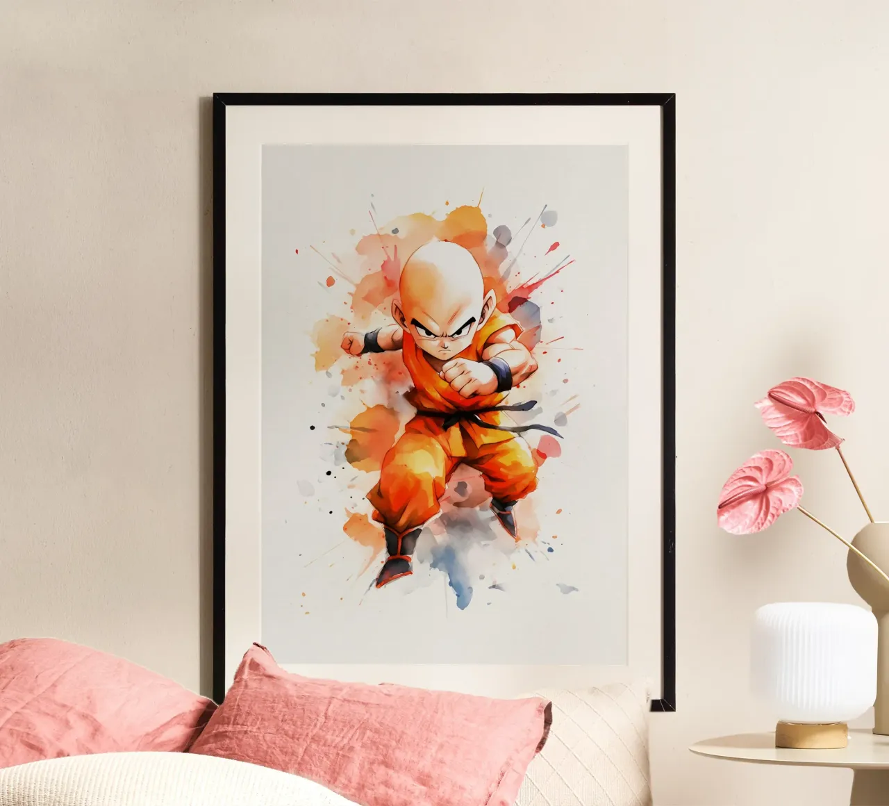Krillin DBZ carta hahnemühle da CreativeStudio