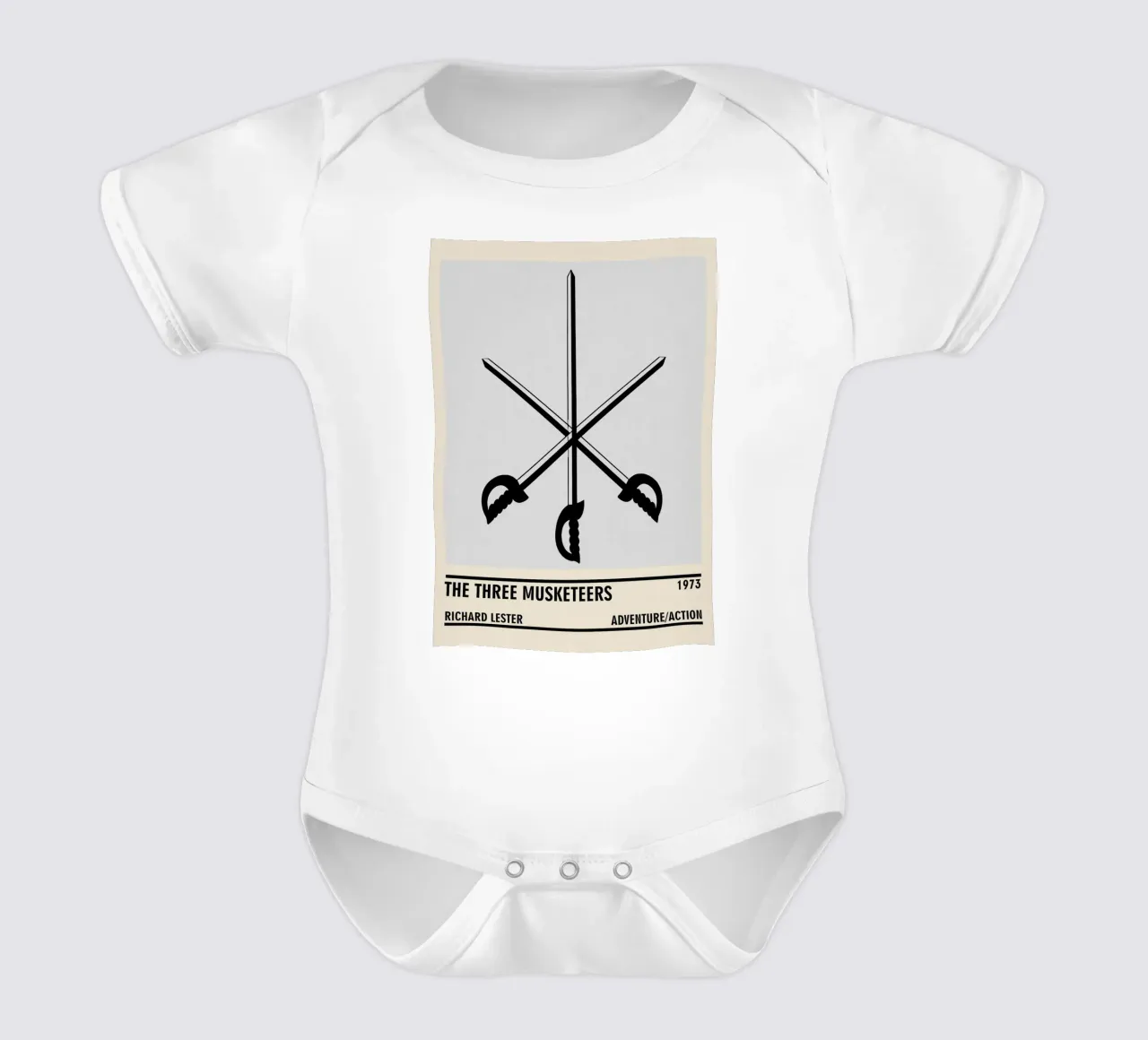 The Three Musketeers body neonato maniche corte da TheArtstudio