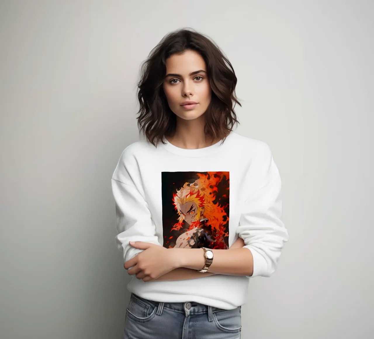 Kyojuro Rengoku felpa da CreativeStudio