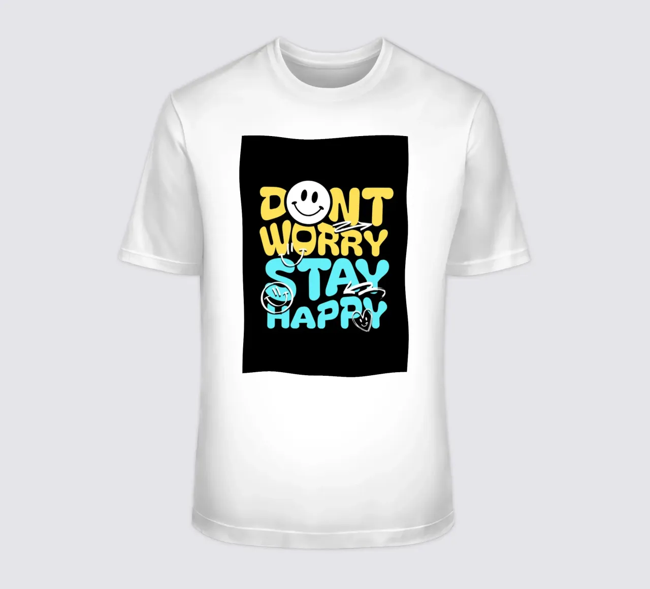 Dont Worry Stay Happy Trending Now t-shirt by Urban Life