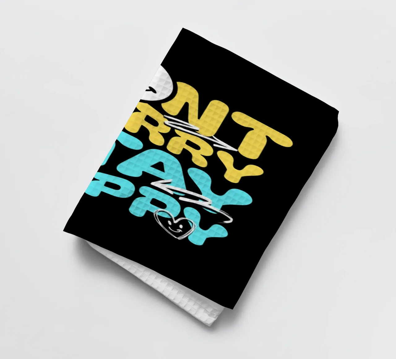 Dont Worry Stay Happy Trending Now Geschirrtuch von Urban Life