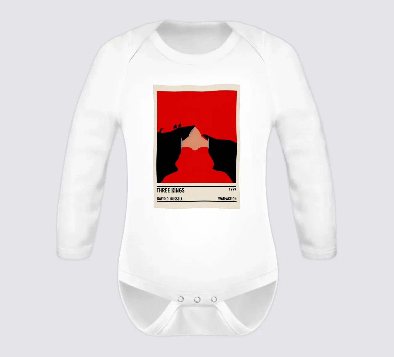 Three Kings long-sleeve baby romper by TheArtstudio