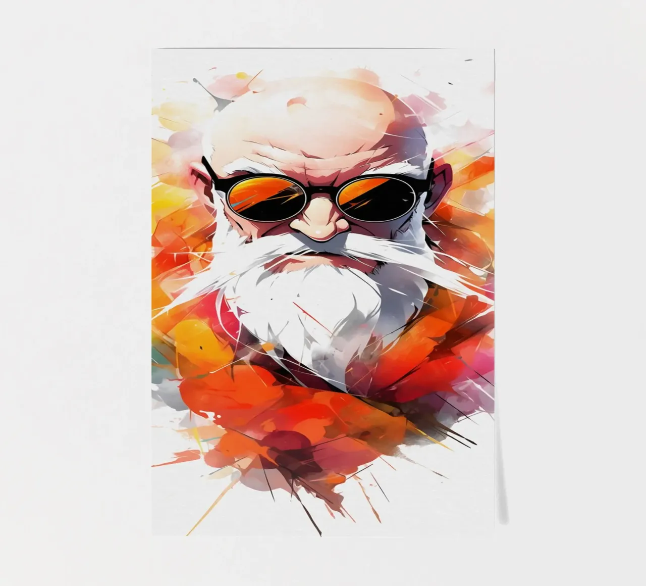 Master Roshi DBZ foglio adesivo da CreativeStudio