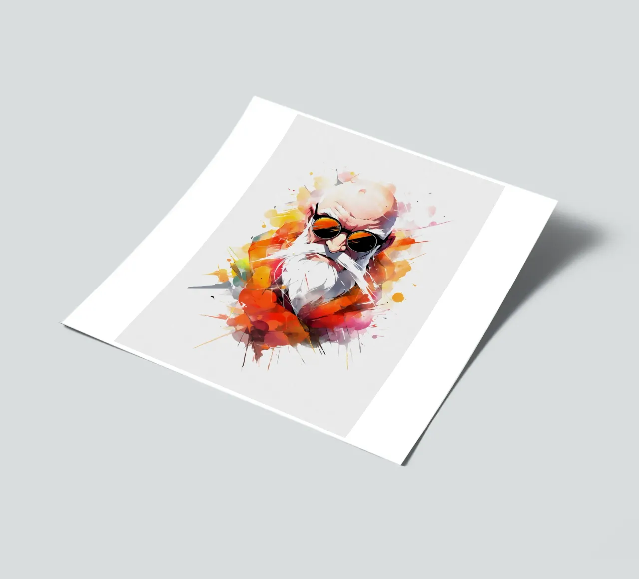 Master Roshi DBZ foglio adesivo da CreativeStudio