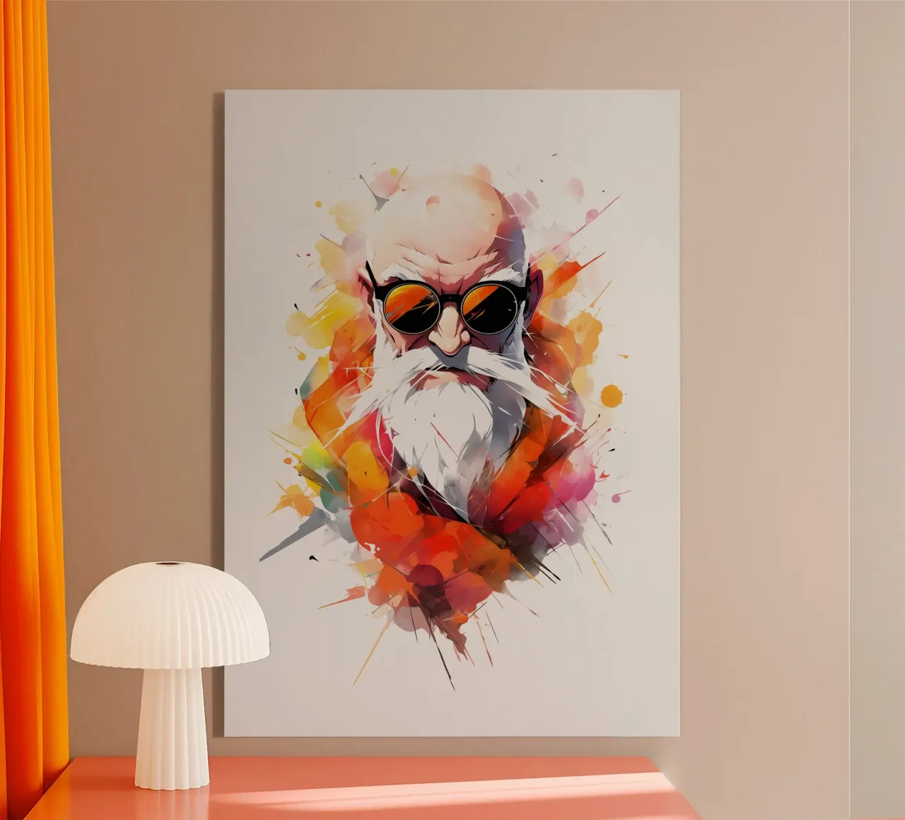 Master Roshi DBZ plexiglass da CreativeStudio