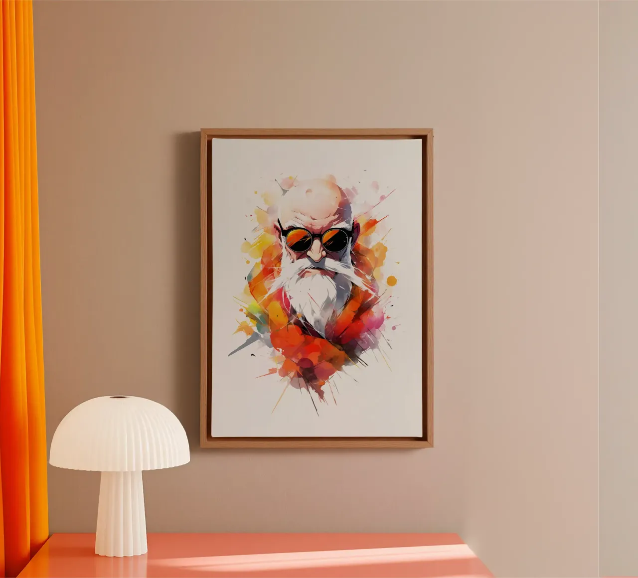 Master Roshi DBZ tela da CreativeStudio