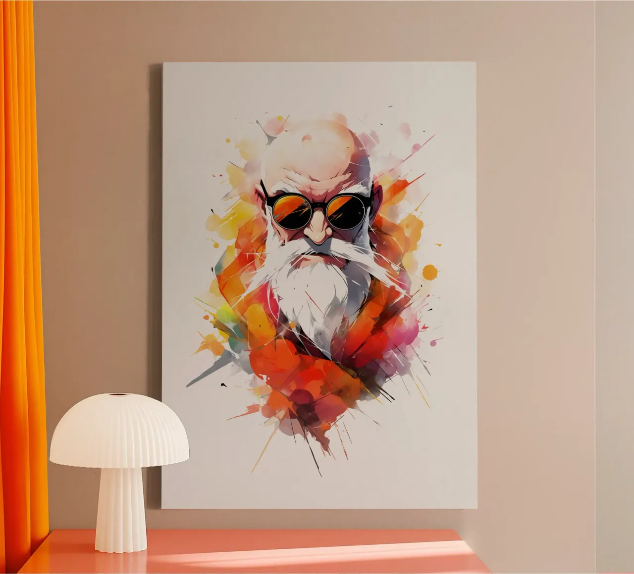 Master Roshi DBZ tela da CreativeStudio