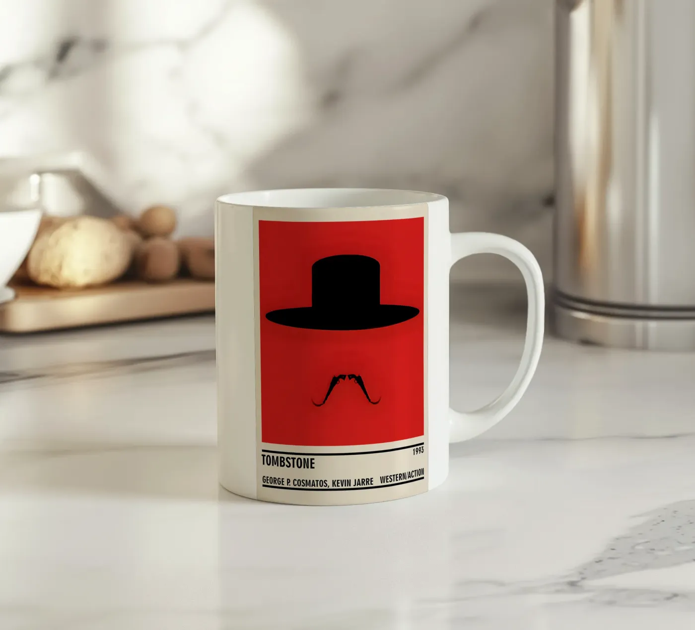 Tombstone ceramic mug by TheArtstudio