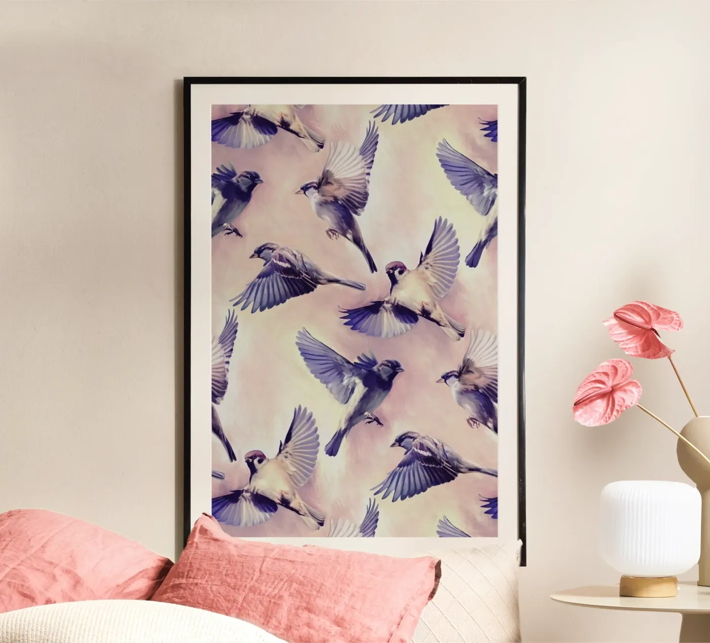 Sparrow Flight poster da Micklyn Le Feuvre