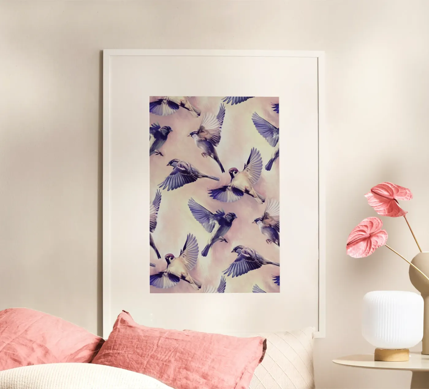 Sparrow Flight poster da Micklyn Le Feuvre