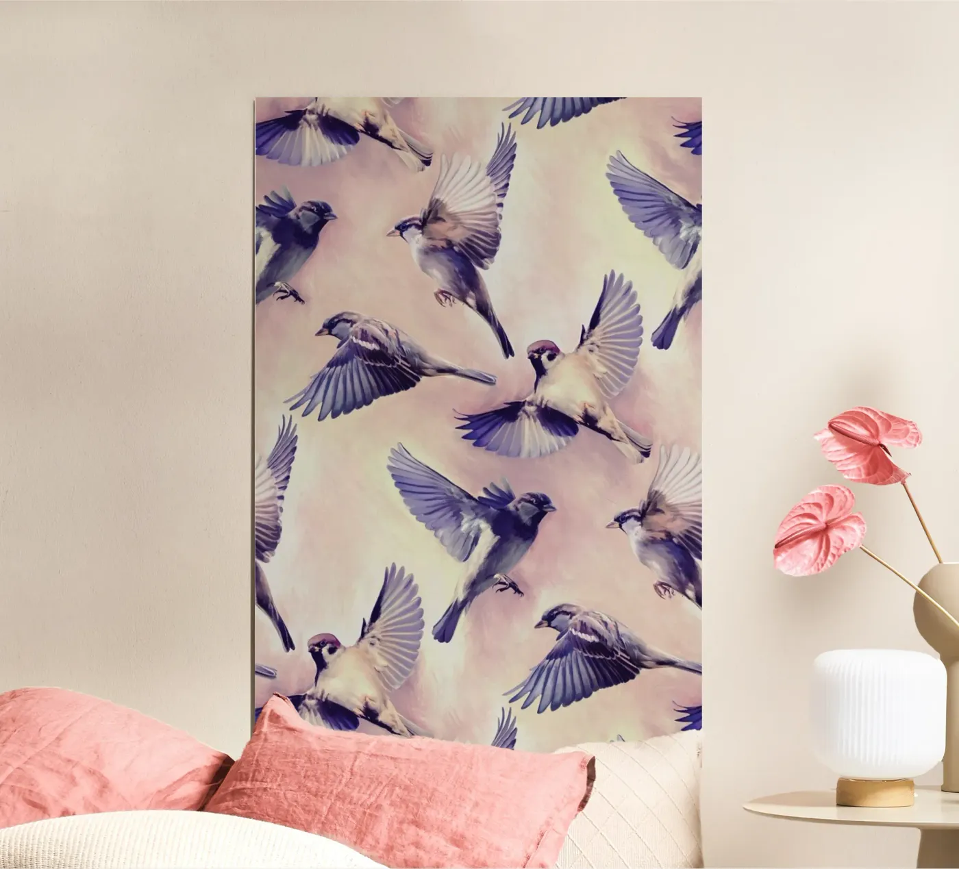 Sparrow Flight poster da Micklyn Le Feuvre