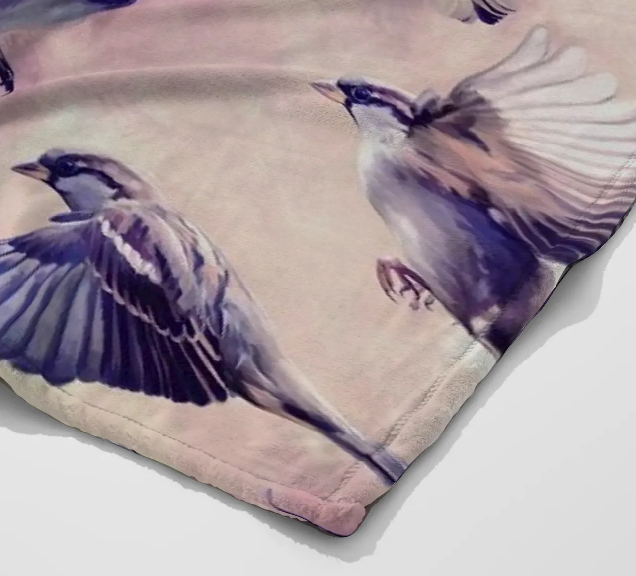 Sparrow Flight coperta in pile da Micklyn Le Feuvre