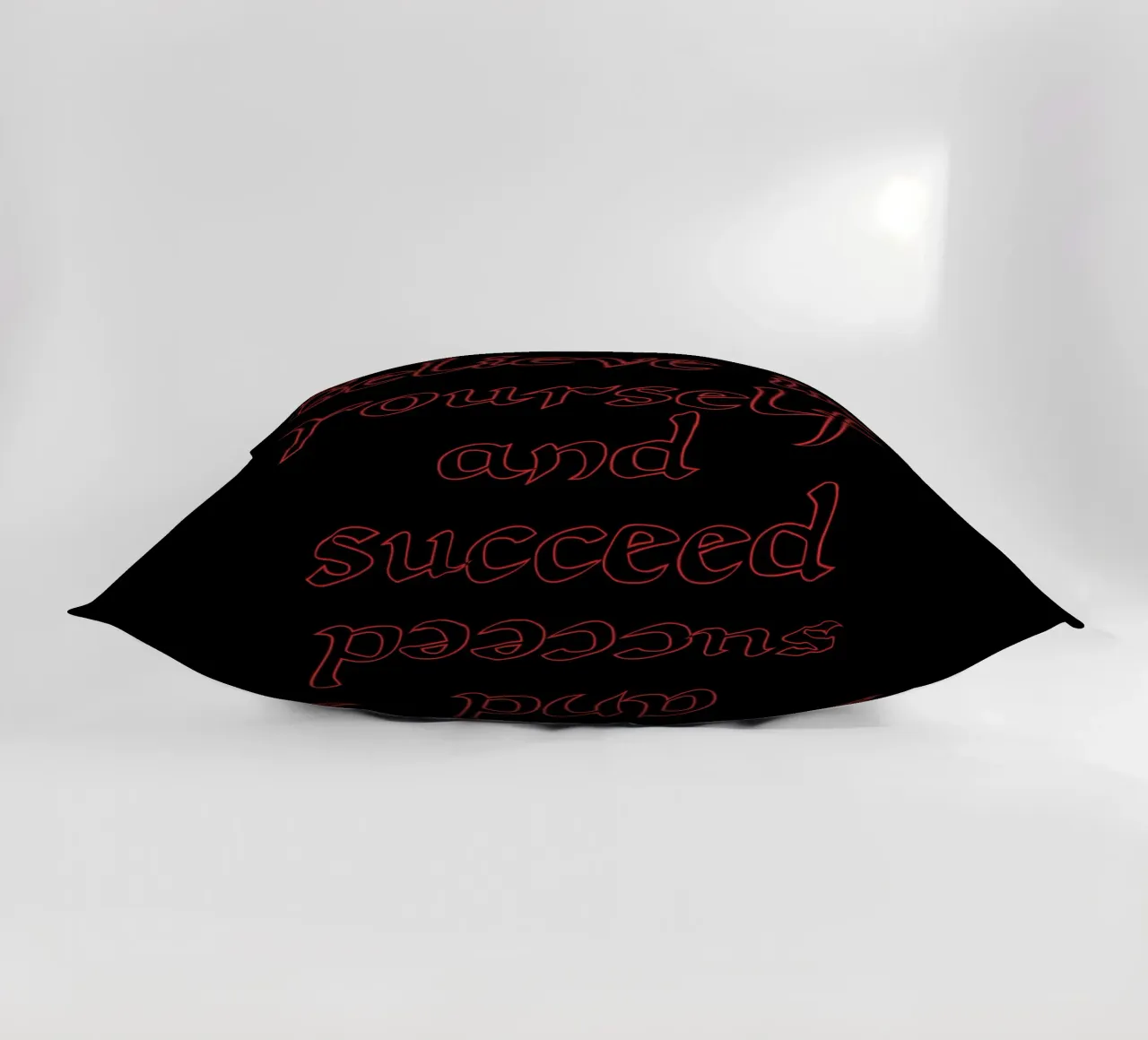 Croire en soi et réussir coussin de inspirational quote