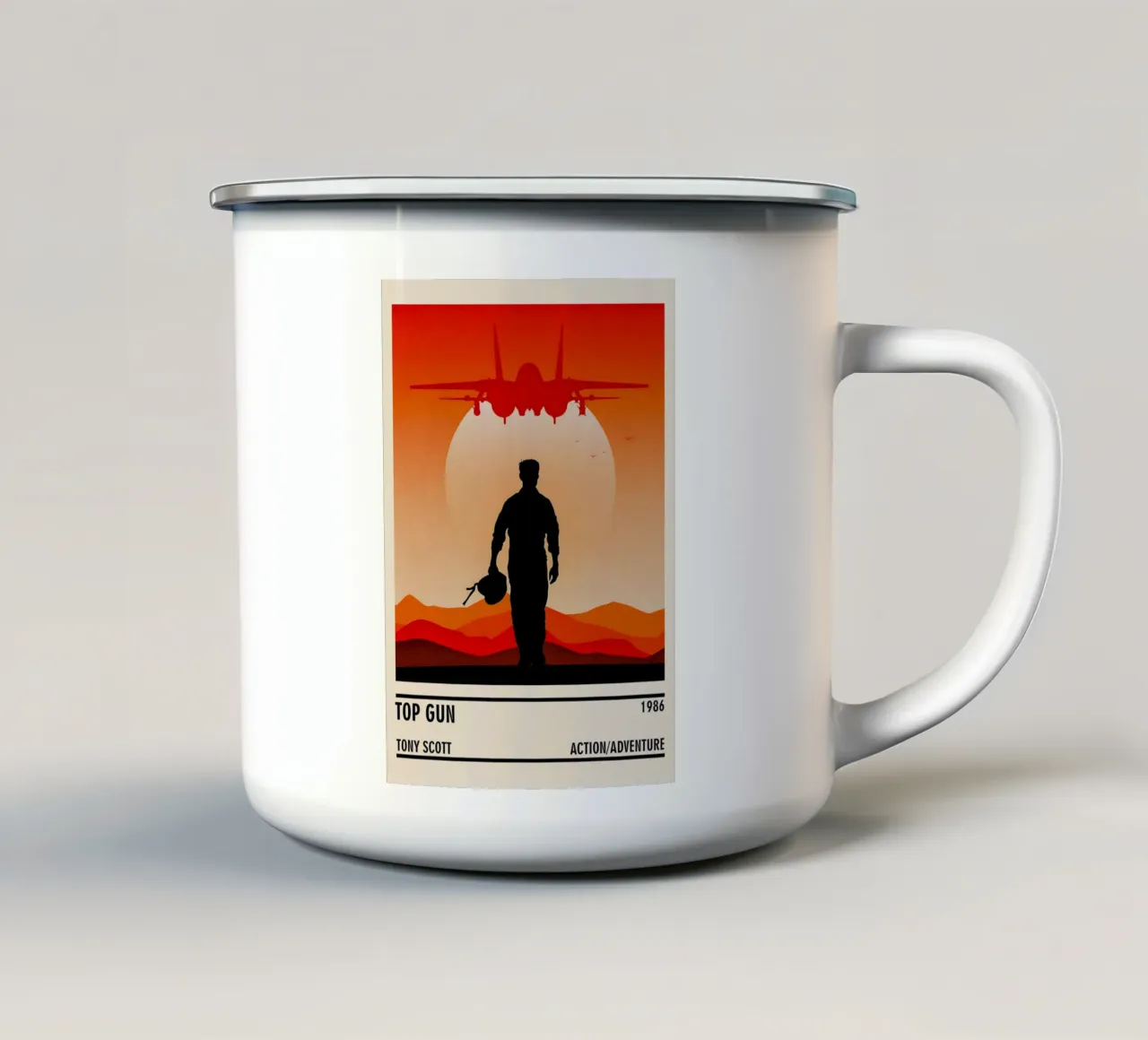 Top Gun tazza in smalto da TheArtstudio