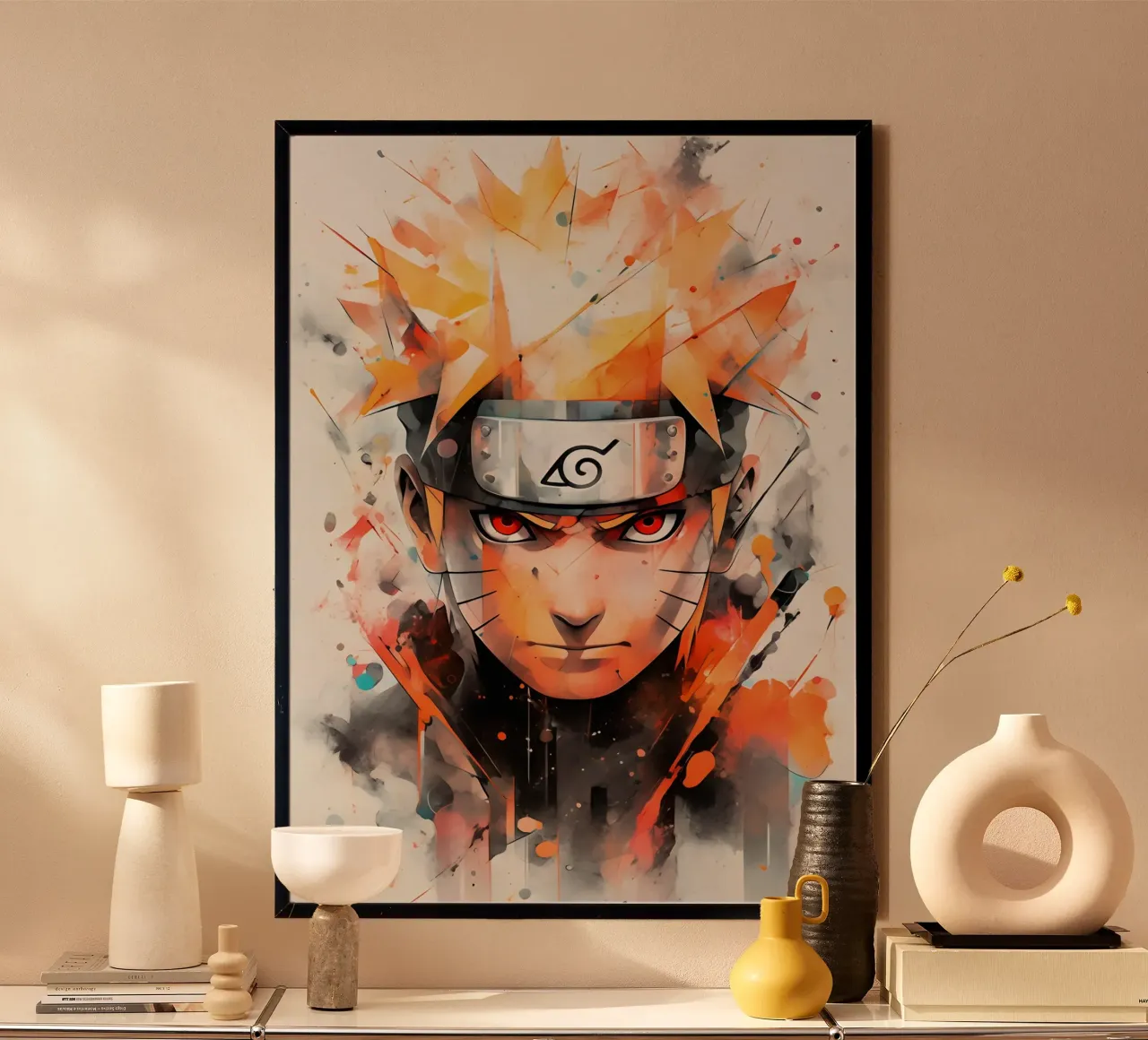 Naruto poster con telaio in alluminio da CreativeStudio