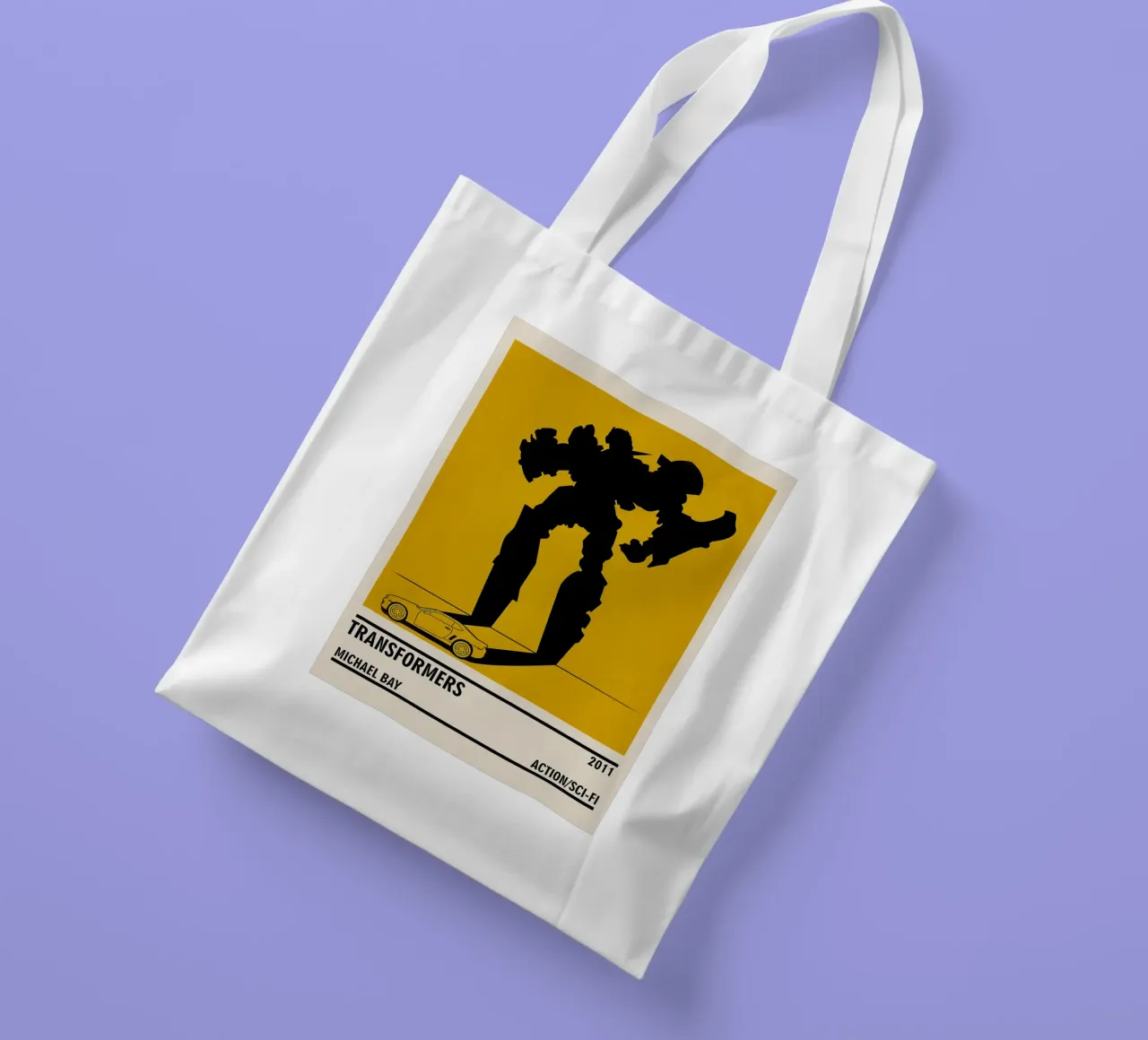 Transformers borsa in juta da TheArtstudio