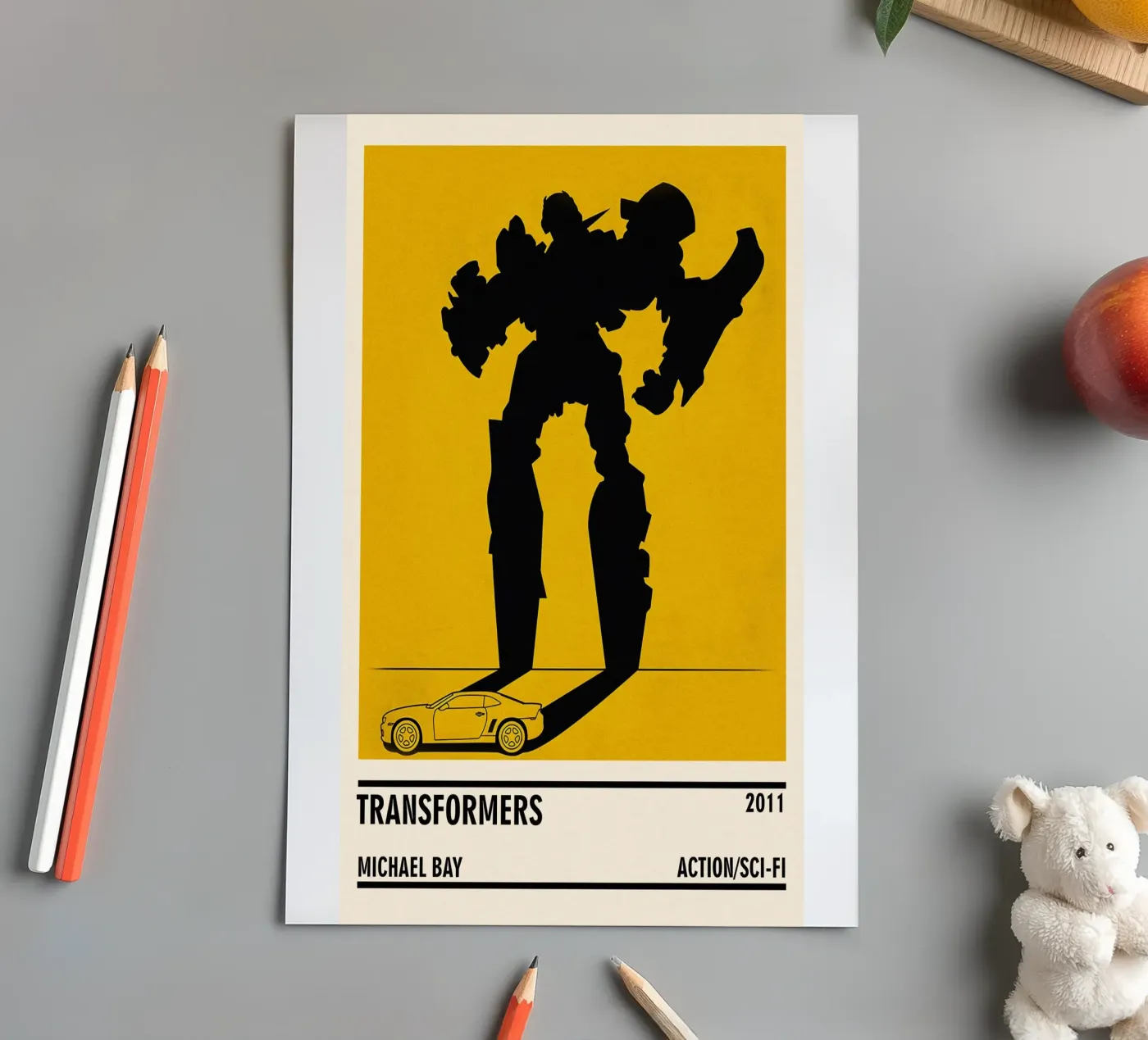 Transformers planche autocollant de TheArtstudio