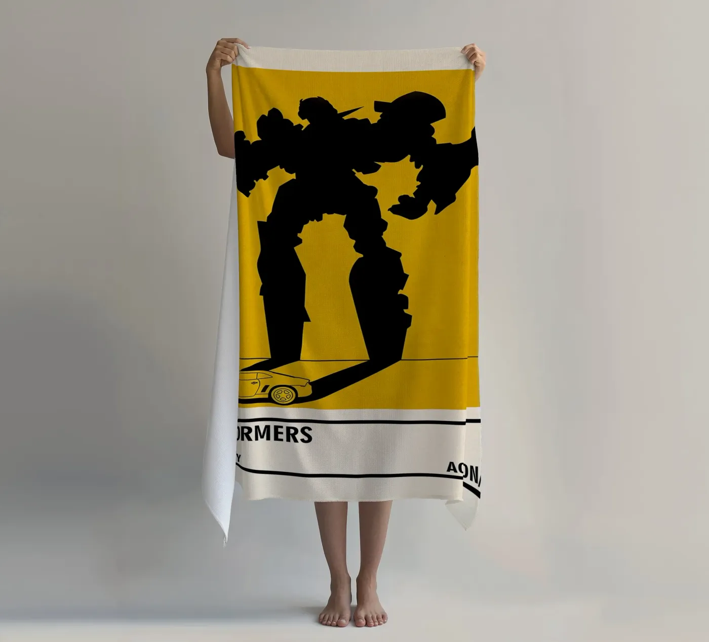 Transformers strandhanddoek van TheArtstudio