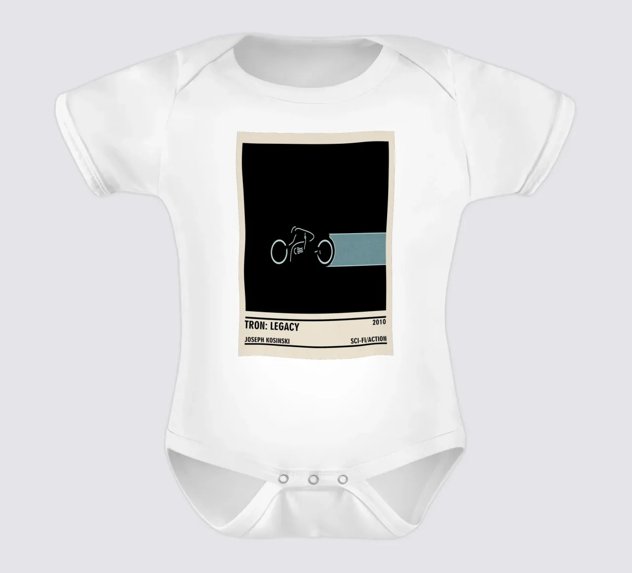 Tron Legacy body neonato maniche corte da TheArtstudio